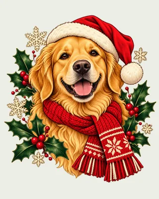 Santa Paws — approved TSHIRTUK artwork